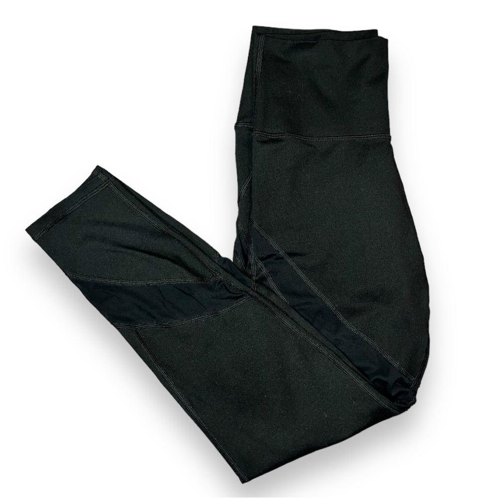 AERIE Women’s Chill Play Move Mesh Leggings Black Size Medium